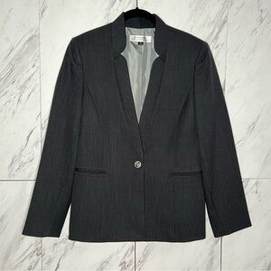 Tahari Arthur Levine Pinstripe Career Business Pantsuit Coord Set SZ 10